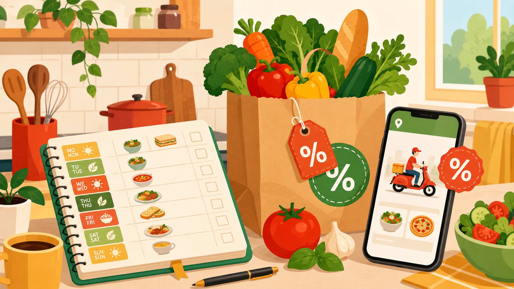 Eat Well, Spend Less: Meal Planning Meets Delivery Deals