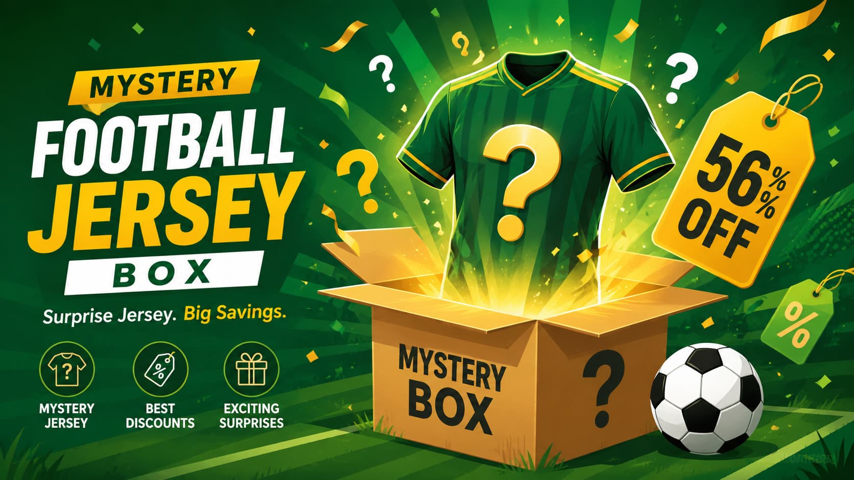 Mystershirt Deals: Up to 56% Off Mystery Football Shirt Boxes (+ Buy 1 Get 1 Free)
