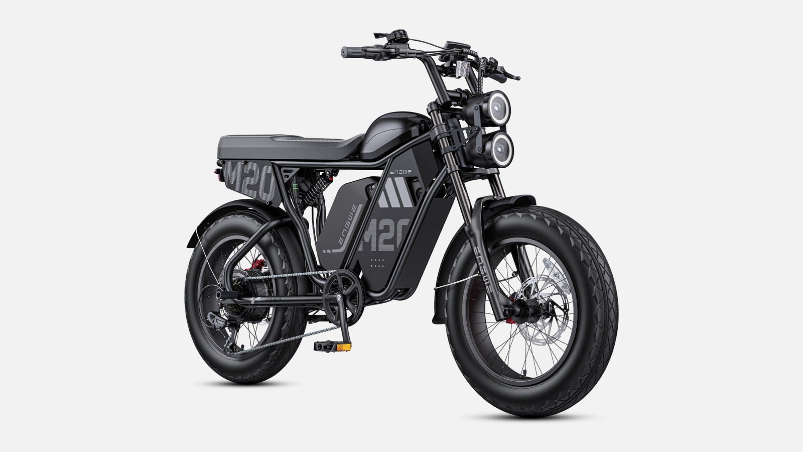 ENGWE M20 3.0 moped-style electric bike shown on the ENGWE US store
